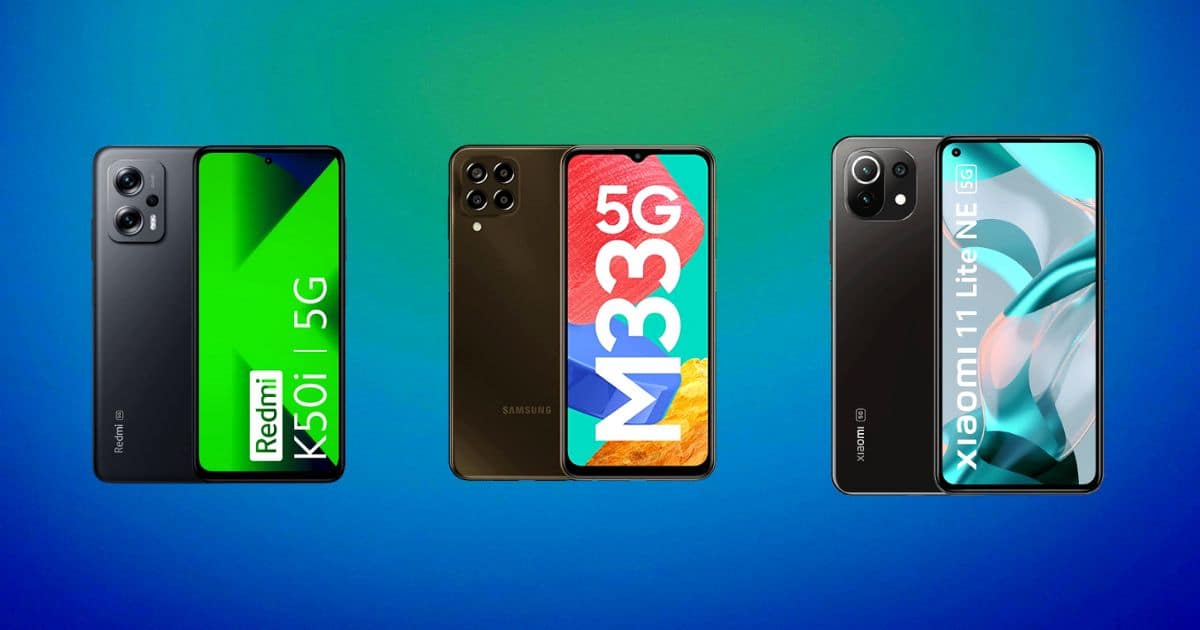 Top 5 Mobiles Under 30000, Samsung Galaxy M33 5G, Redmi K50i 5G, Xiaomi 11 Lite NE 5G, iQOO 9 SE 5G, OnePlus Nord 2T 5G, Tech, Tech News, Tech News In Hindi, Technology,