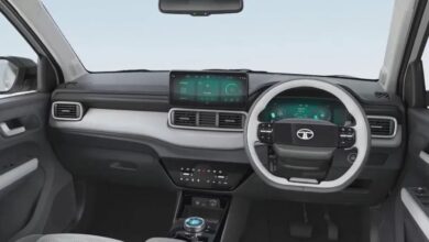 Tata Punch EV interior.